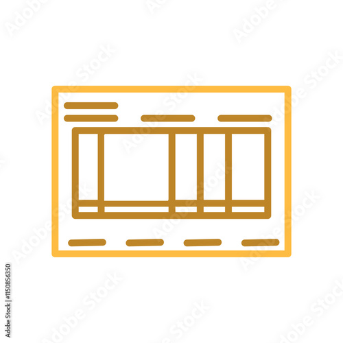 delivery note icon vector design template elegant style 