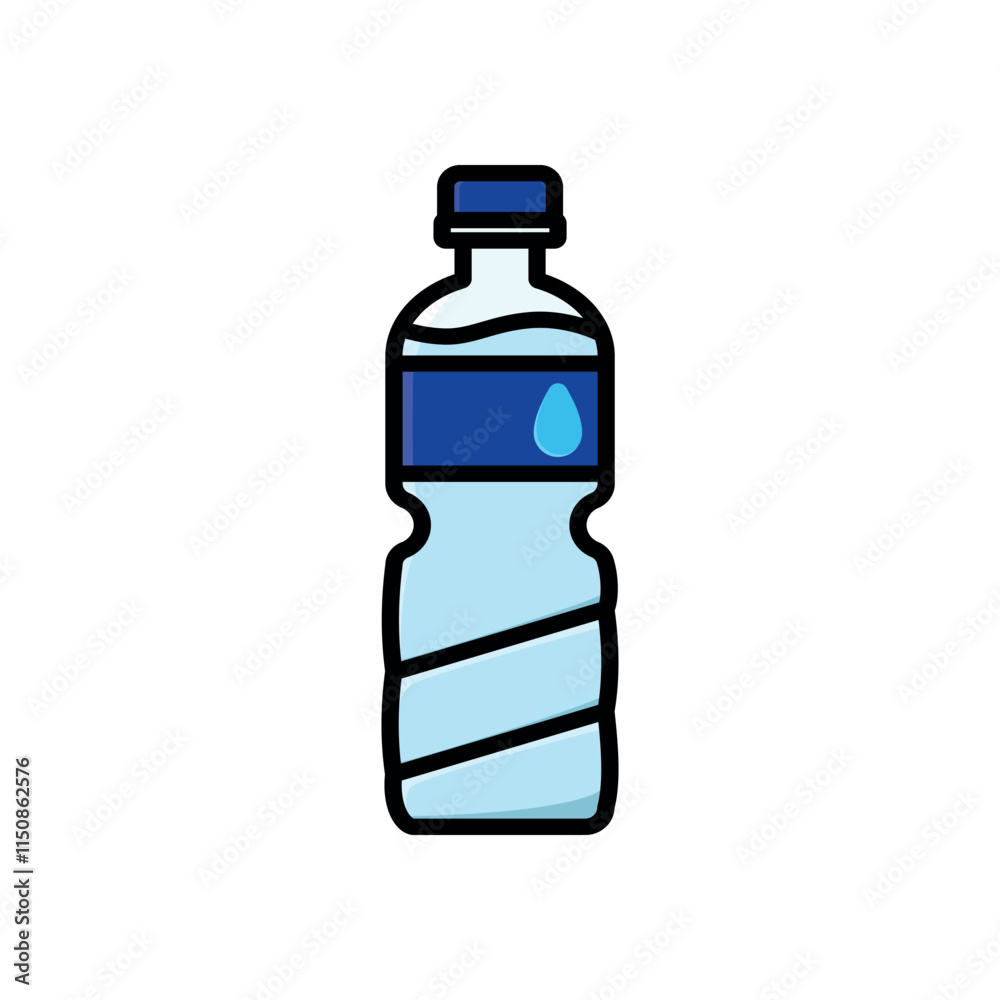 water bottle icon vector design template elegant style water bottle icon vector design template elegant style