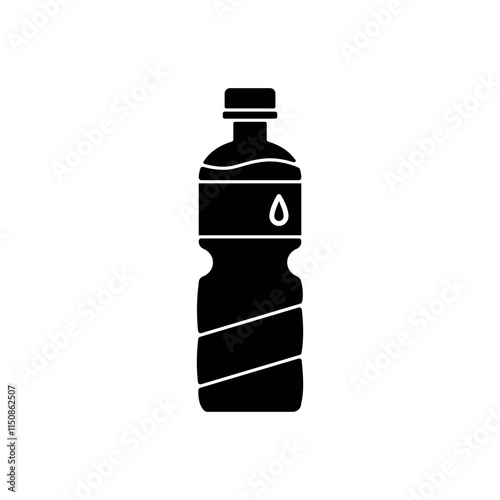 water bottle icon vector design template elegant style 