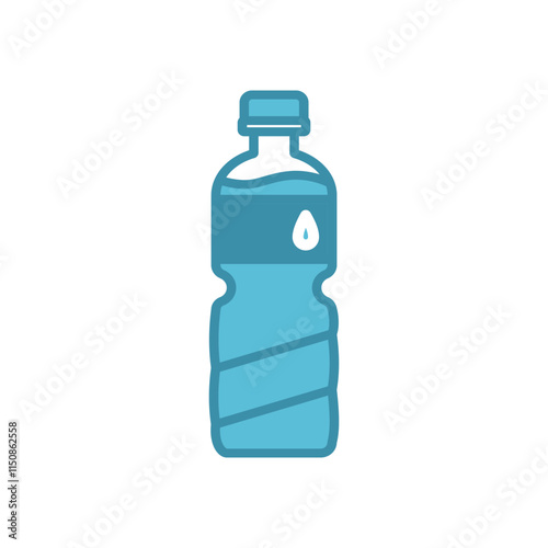 water bottle icon vector design template elegant style 