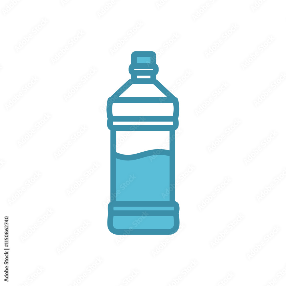 water bottle icon vector design template elegant style water bottle icon vector design template elegant style