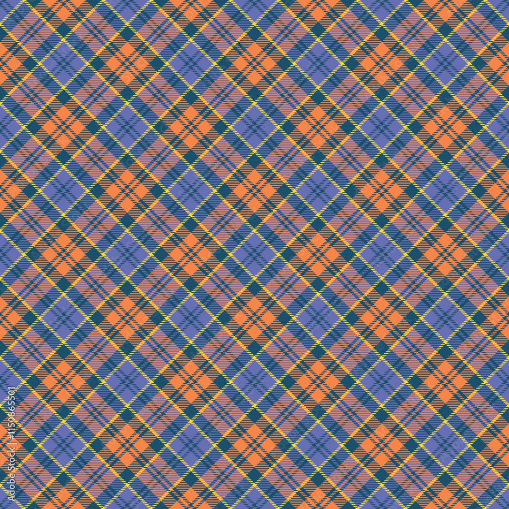Summer Plaid Check Seamless Pattern - Cute plaid check repeating pattern design Summer Plaid Check Seamless Pattern - Cute plaid check repeating pattern design