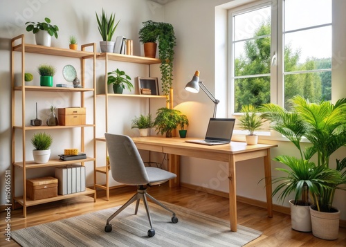 Create a stylish and functional home office for teens, blending aesthetics and practicality for focused studying.