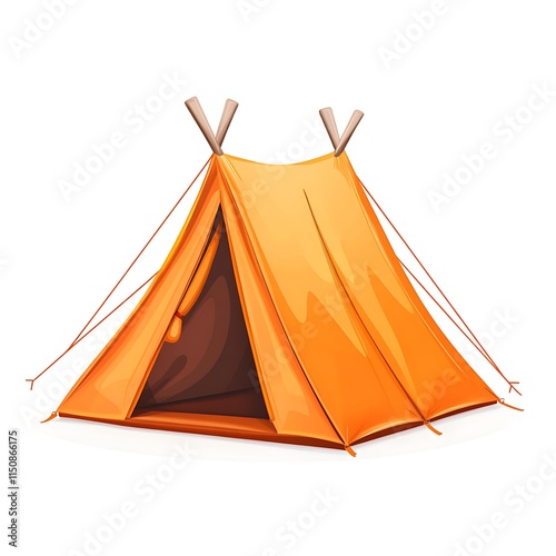 tent icon simple background