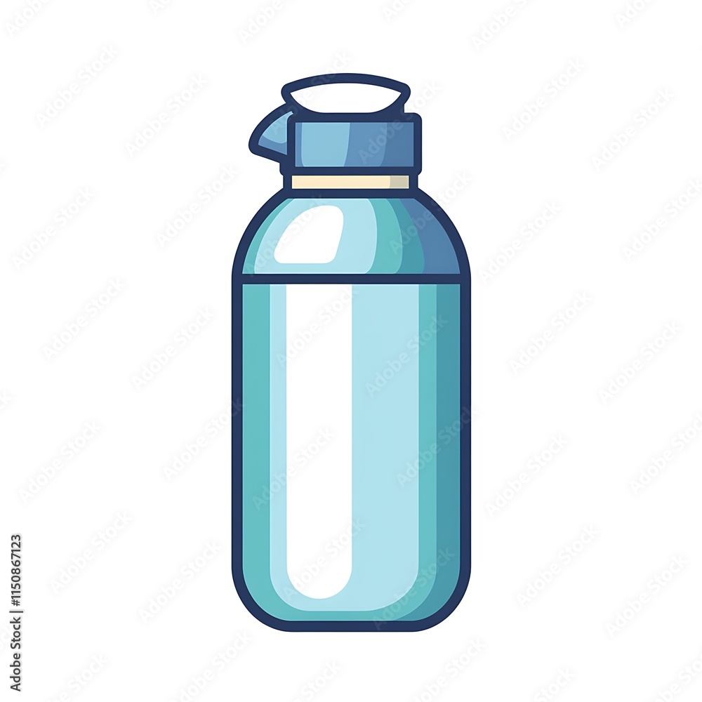 water bottle icon simple background water bottle icon simple background