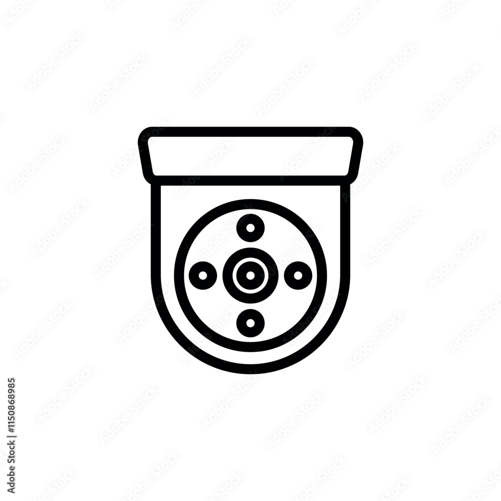 CCTV icon vector design template elegant style CCTV icon vector design template elegant style
