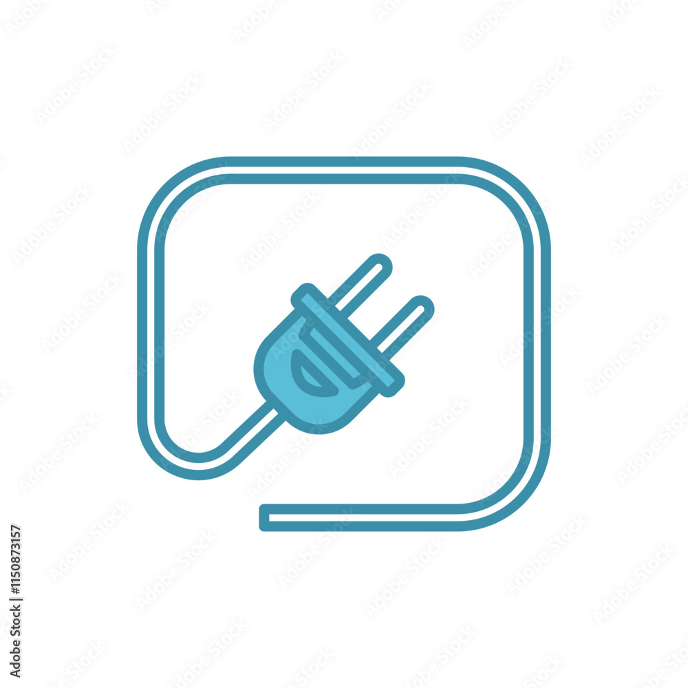 plug icon vector design template elegant style plug icon vector design template elegant style