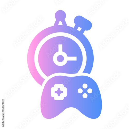 game timer Gradient icon