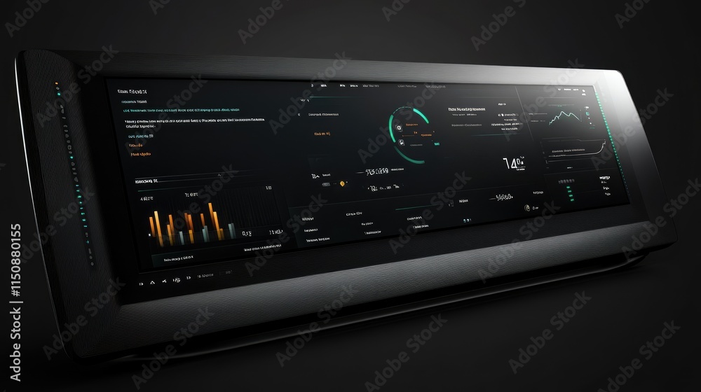 Modern Data Monitoring Interface with Analytical Visualizations Modern Data Monitoring Interface with Analytical Visualizations