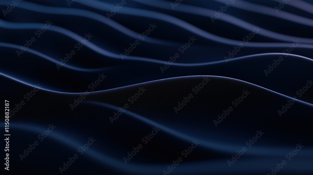 Flow of Programming Code on Black Background with Dynamic 3D Effect Representing Technology and Innovation in Futuristic Digital Design for Modern Software Development