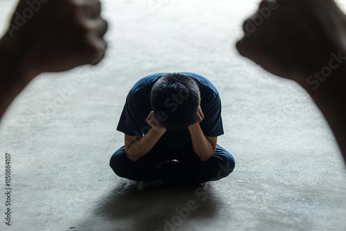 Student Sitting Alone Representing School Bullying