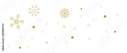 Wallpaper Mural 雪、星（金色、キラキラ） Torontodigital.ca