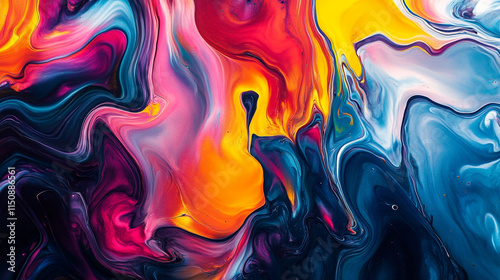 abstract colorful background with water