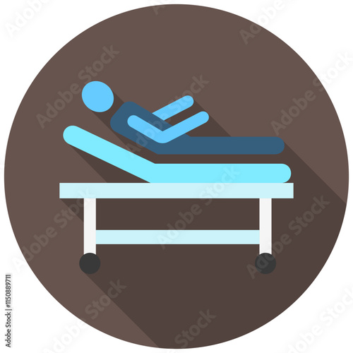 Care rounded flat color icon, use for UI, UX, app and web development, digital or print. for industry, hospital management, health theme.