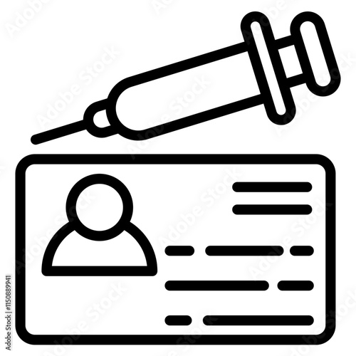 Vaccine Certificate Icon