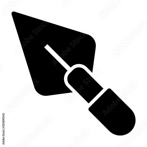 trowel Solid icon