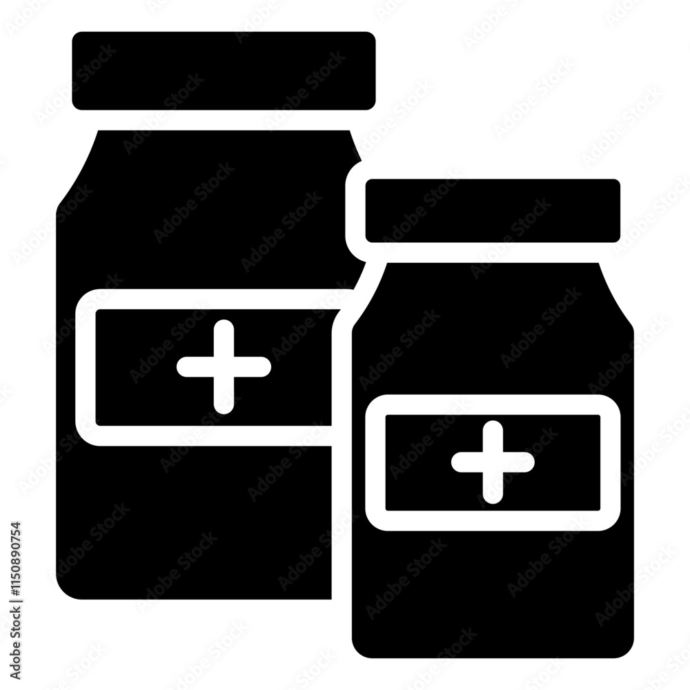 Vaccine Bottle Icon Vaccine Bottle Icon