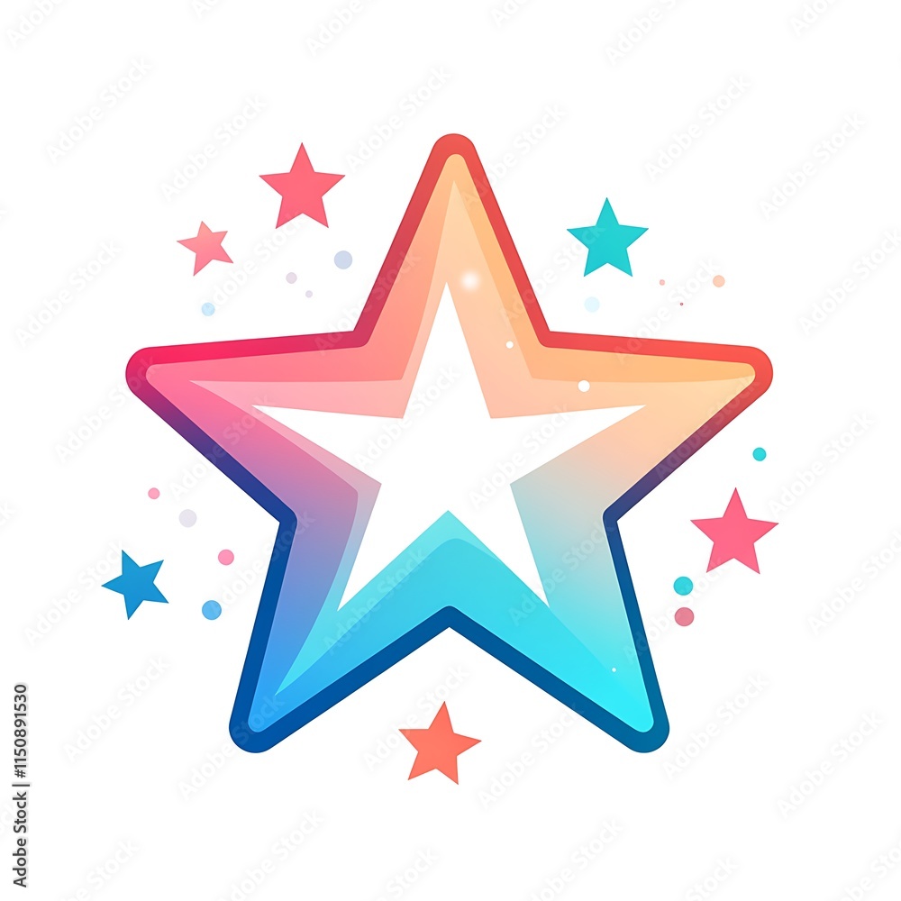 star icon simple white background vector star icon simple white background vector