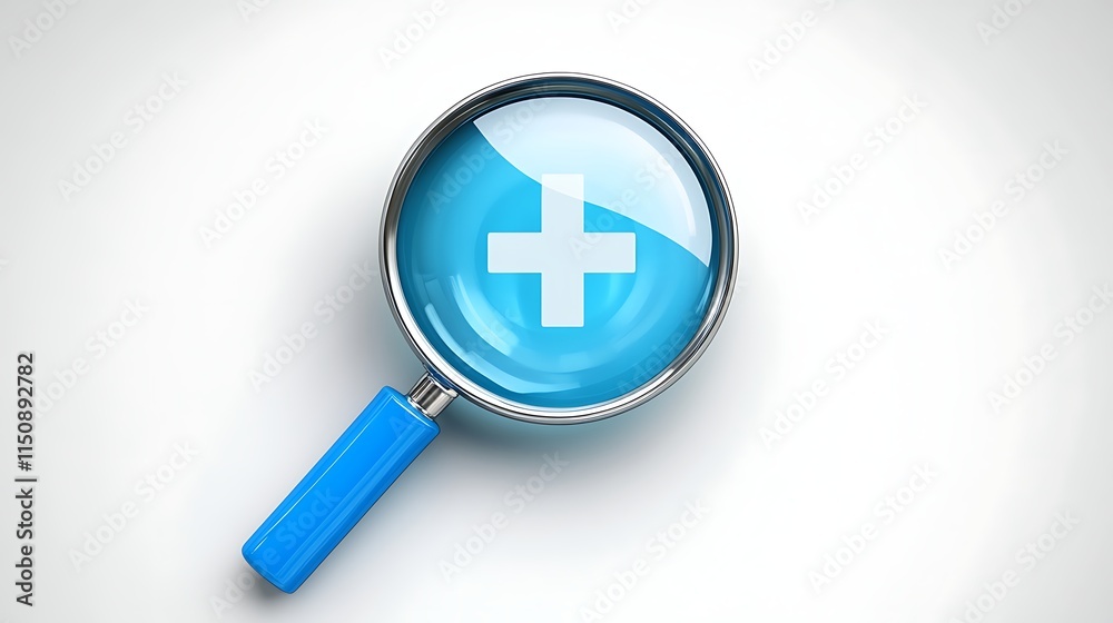 Fototapeta premium magnifying glass icon