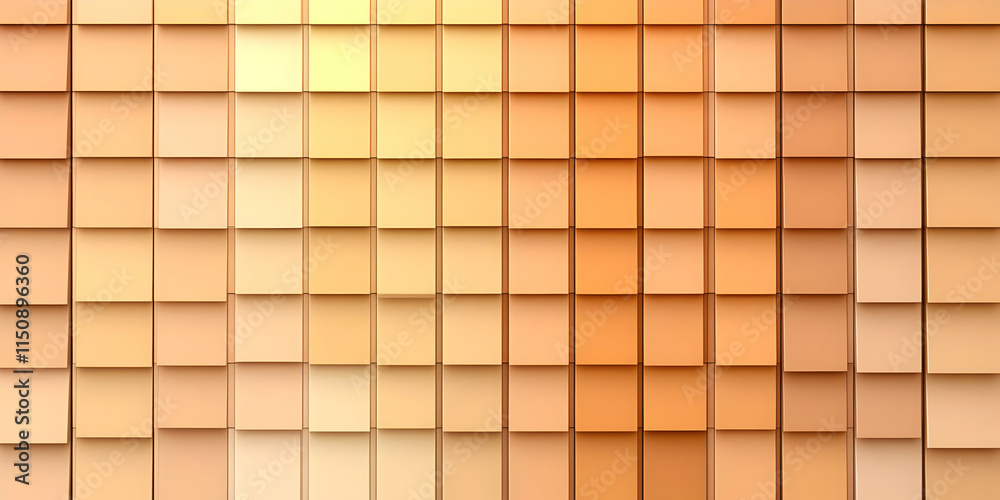 Orange Square 3D Background Orange Square 3D Background