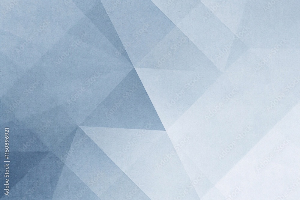 Fototapeta premium an abstract geometric background with a light blue color.
