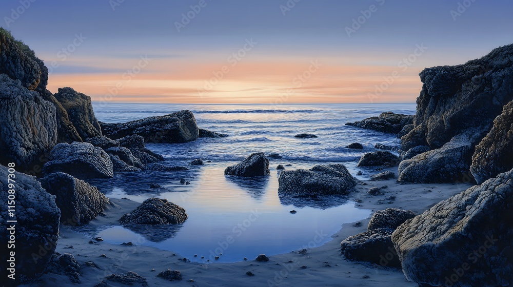 Obraz premium sunset over the sea