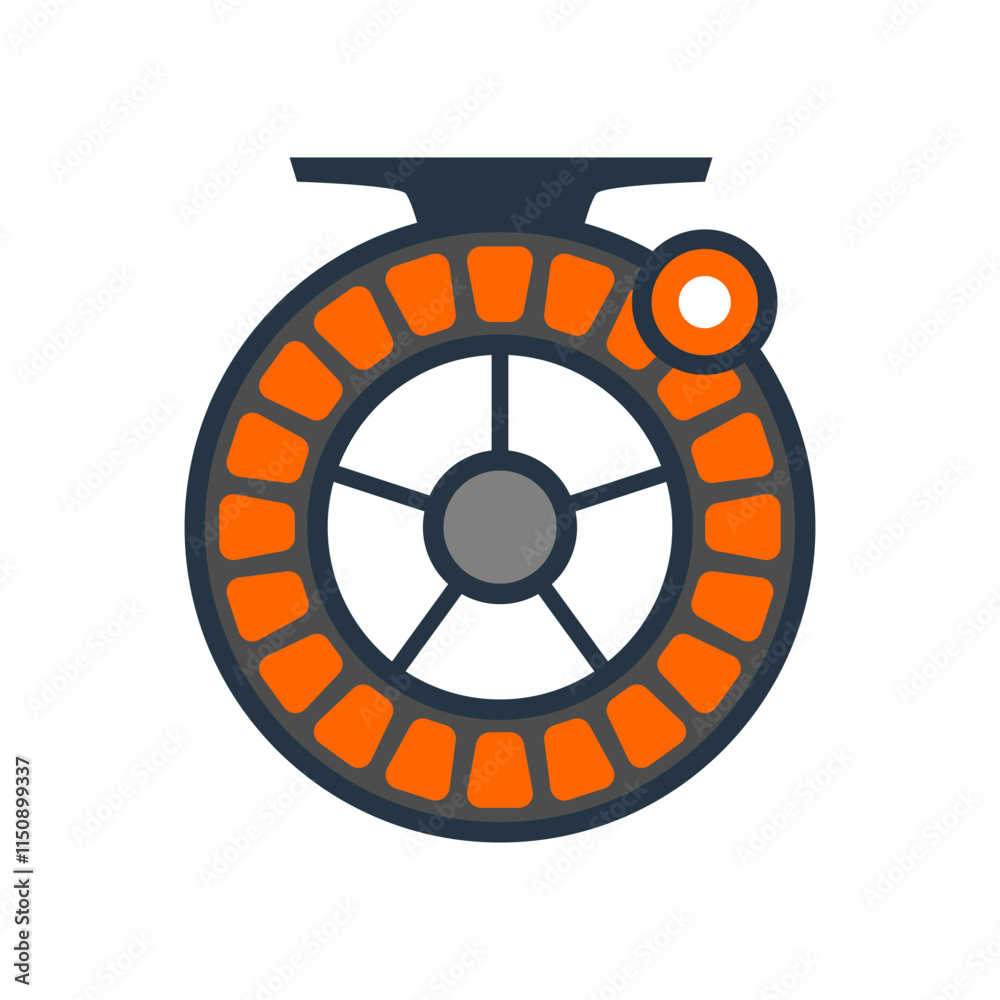 fishing reel rod fishing illustration logo vector image t shirt fishing reel rod fishing illustration logo vector image t shirt