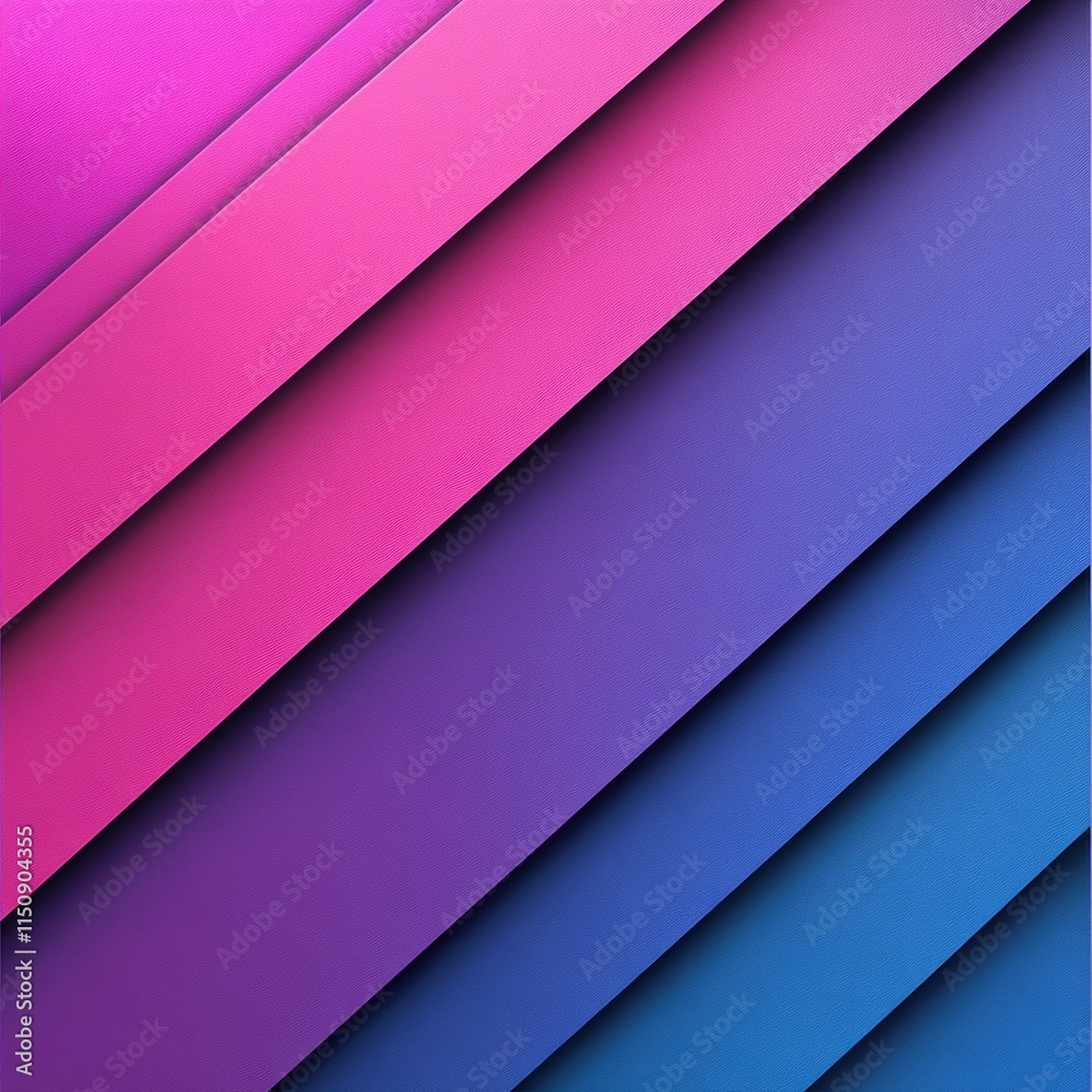 Obraz premium Blue and pink striped background with a pink and blue stripe in the middle