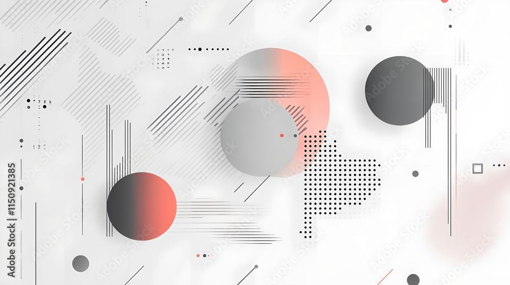 Obraz premium Minimalist Abstract Geometry