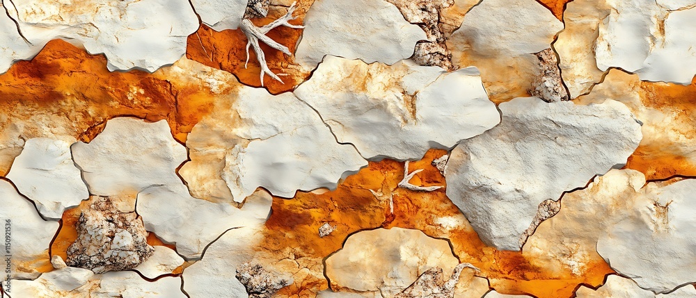 Obraz premium camouflage texture traditional seamless, Seamless Textured Surface in Warm Tones