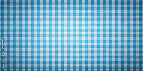 High-resolution image of a textured blue and white checkered pattern ideal for fabric design or background use