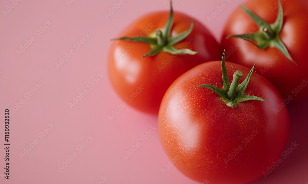 photography works of tomatoes against a solid, Generative AI photography works of tomatoes against a solid, Generative AI