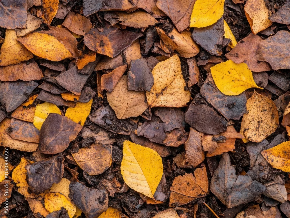 Colorful Autumn Leaves on Ground Creating a Beautiful Natural Texture with Shades of Brown, Yellow, and Orange, Perfect for Seasonal Digital Backgrounds and Artworks Colorful Autumn Leaves on Ground Creating a Beautiful Natural Texture with Shades of Brown, Yellow, and Orange, Perfect for Seasonal Digital Backgrounds and Artworks