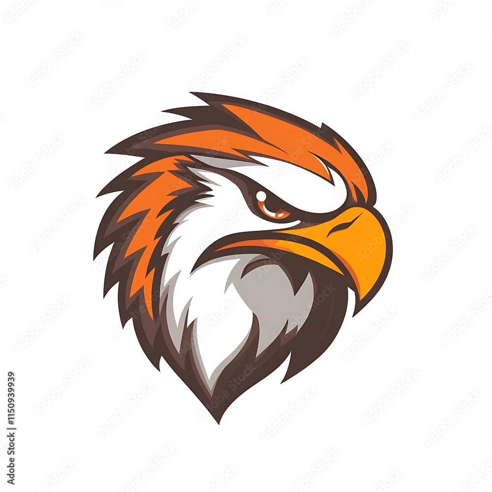 Obraz premium Eagle head logo design. Concept of strength, power, and freedom.