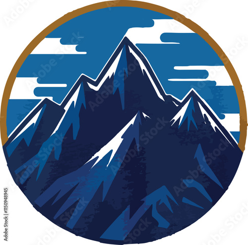 Mountains T-shirt Design