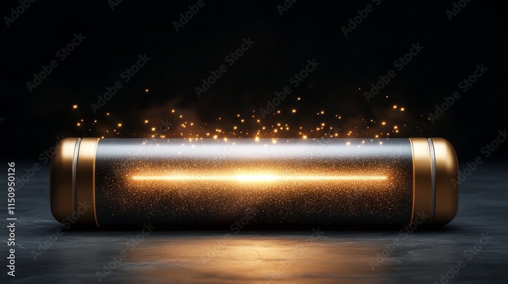 Intense electrical sparks erupting from an overcharged battery, a vivid display of power surge Intense electrical sparks erupting from an overcharged battery, a vivid display of power surge