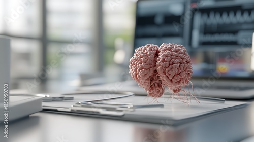 Illuminating innovation, exploring the interplay of technology and the human mind in a modern workspace