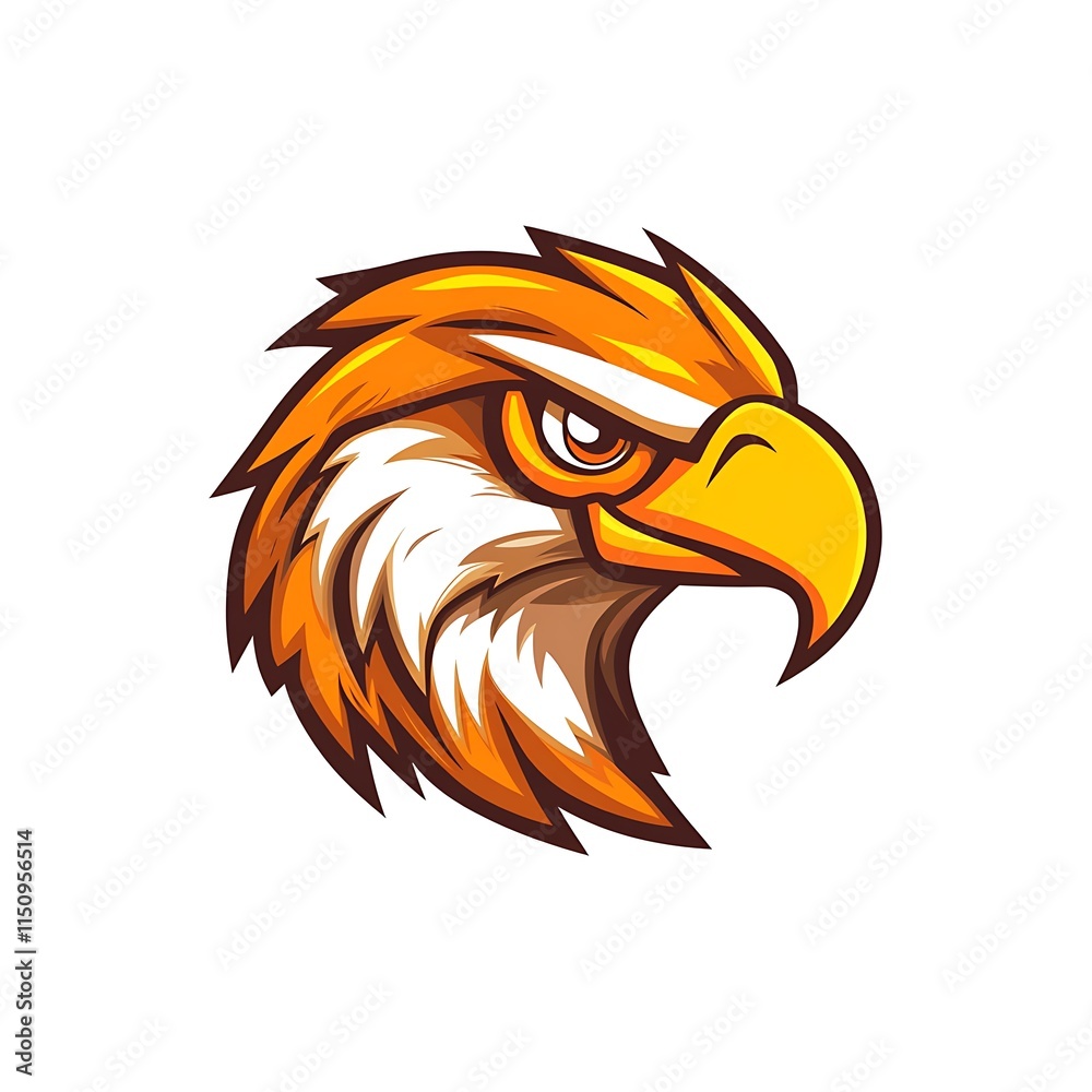 Fototapeta premium Eagle Head Logo Design. Concept of Strength, Power, and Freedom.