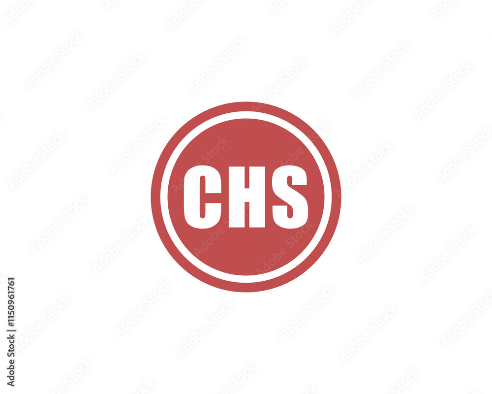 CHS logo design vector template. CHS CHS logo design vector template. CHS