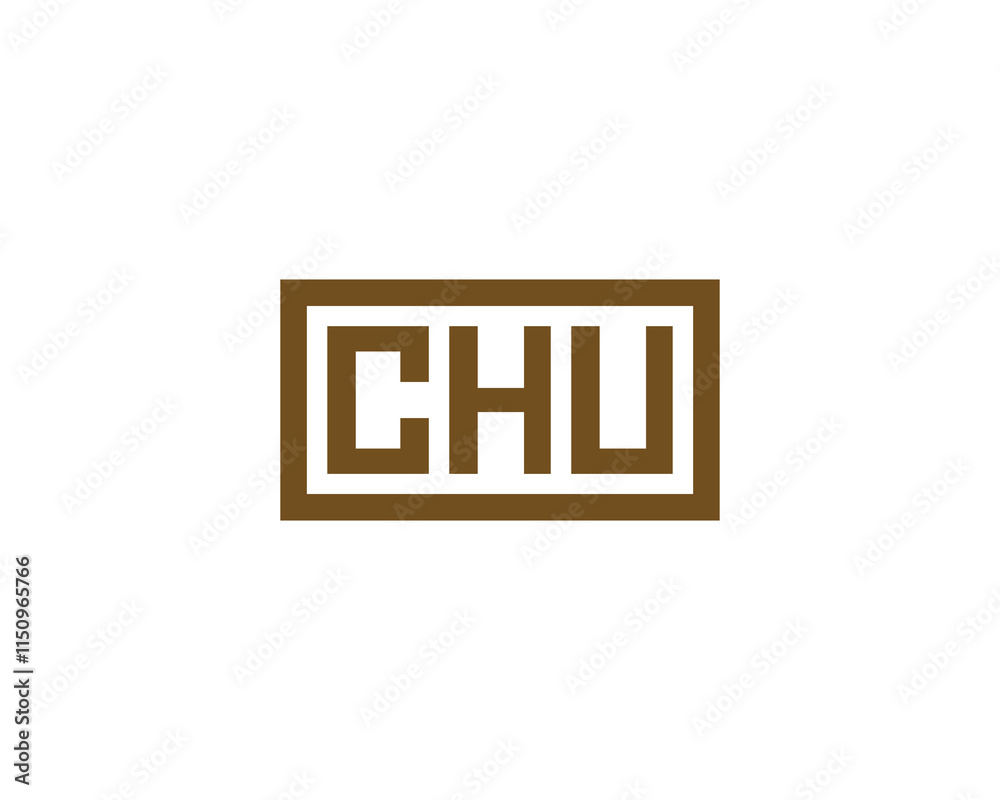 CHU Logo design vector template. CHU CHU Logo design vector template. CHU