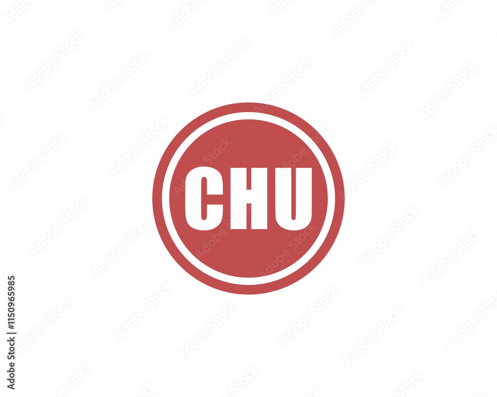 CHU Logo design vector template. CHU CHU Logo design vector template. CHU