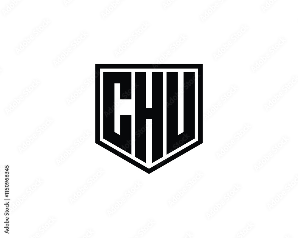 CHU Logo design vector template. CHU CHU Logo design vector template. CHU