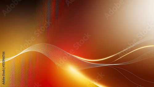 Black brown red burnt orange amber yellow gold white abstract background. Color gradient ombre blend blur flow fluid. Noise grain mesh. Bright light fire hot glitter neon glow