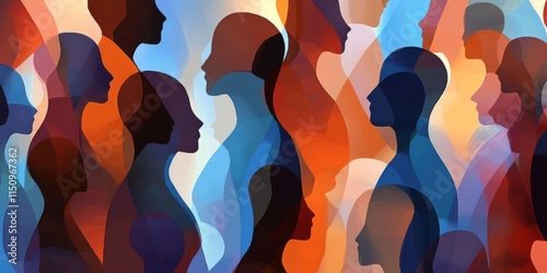 A kaleidoscope of hues presented in a seamless design.