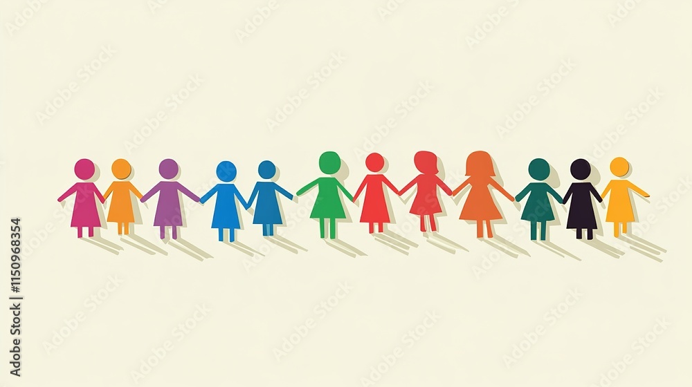 Simple Illustration Depicting the Concept of Ensuring Equal Opportunity for All. Simple Illustration Depicting the Concept of Ensuring Equal Opportunity for All.