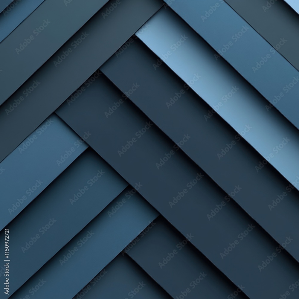 Obraz premium Blue and white striped background with a blue and white pattern