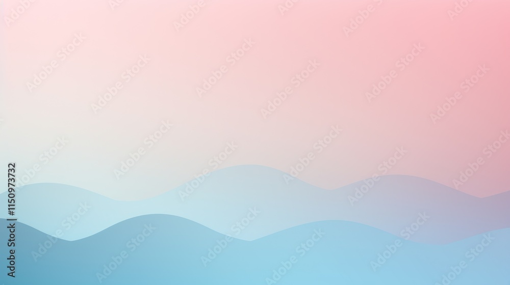 Abstract Pastel Hillscape Soft Color Gradient Background Abstract Pastel Hillscape Soft Color Gradient Background