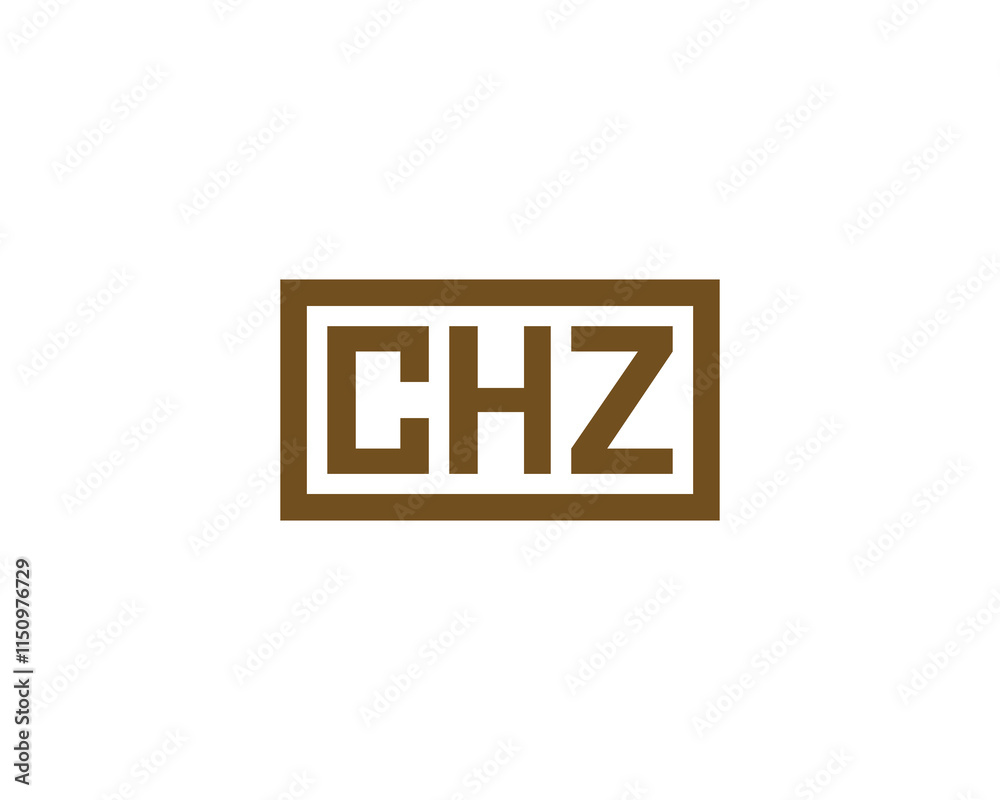 CHZ logo design vector template. CHZ CHZ logo design vector template. CHZ