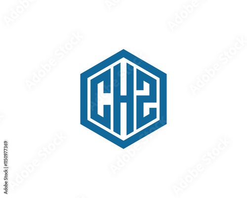 CHZ logo design vector template. CHZ photo