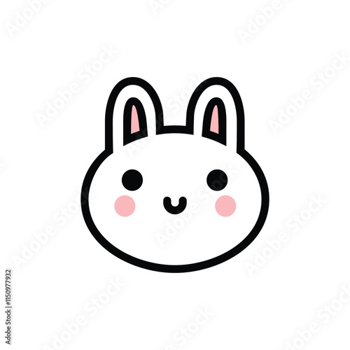 cute cartoon of a cute kawaii bear. vector.